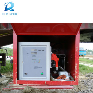 Small mobile fuel dispenser with piston pump, 12v fuel dispenser, dc diesel pump